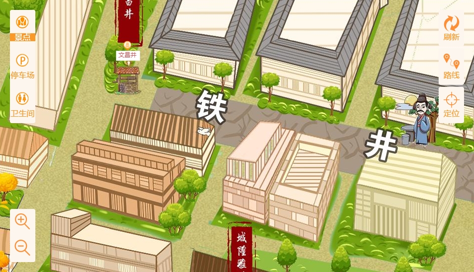 法库智慧景区：手绘地图与语音导览的完美融合